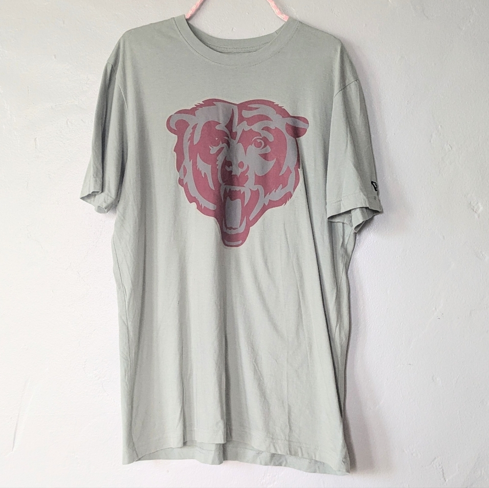 Chicago Bears New Era 1920 Graphic T-Shirt Olive Green - Size M